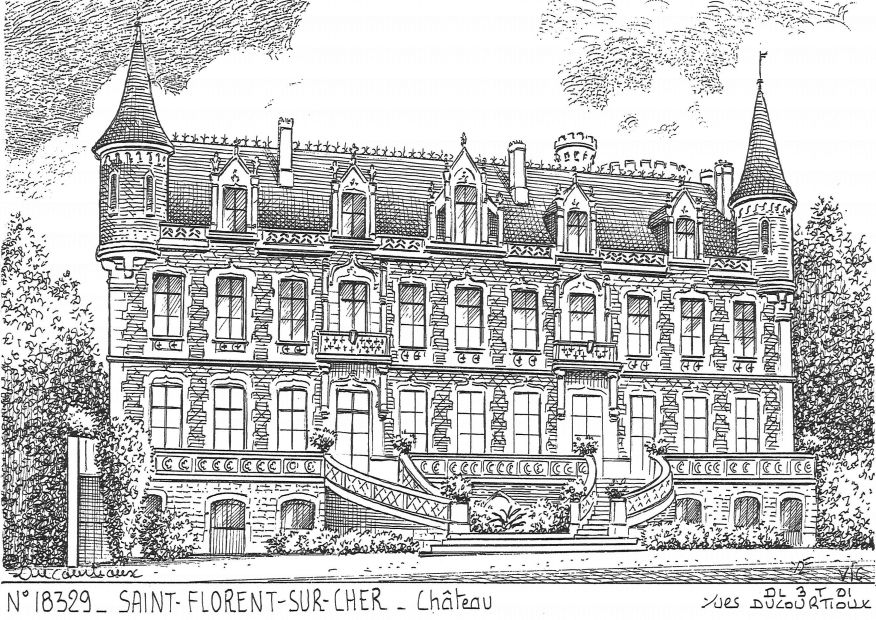 N 18329 - ST FLORENT SUR CHER - chteau